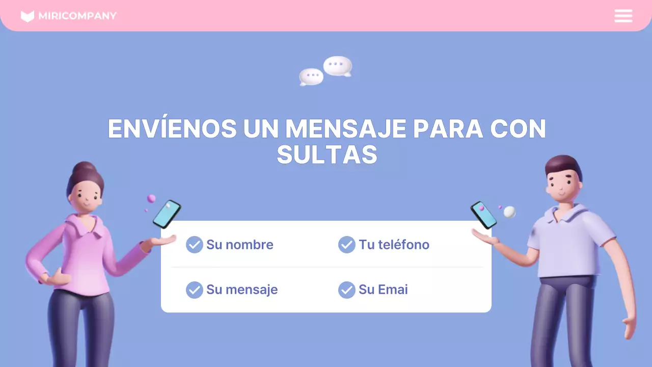 promoción móvil moderno rosa