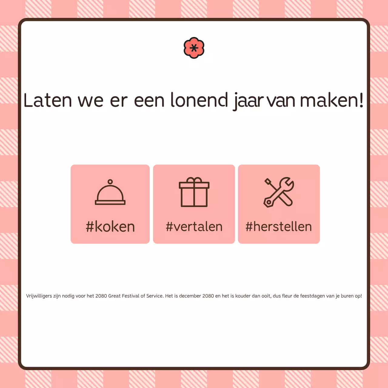 Roze Knuffel Vrijwilligerswerving