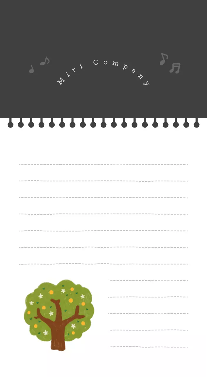 カラフルでかわいいイラストカレンダー