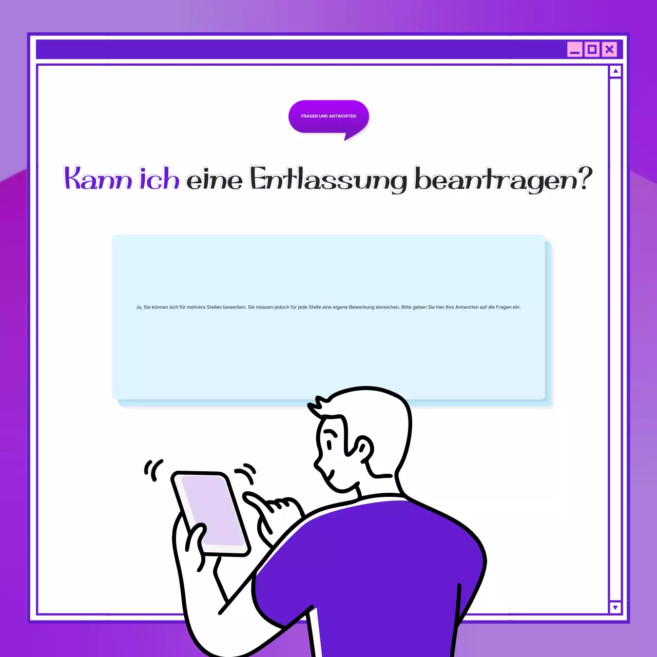 Ein lilafarbener, kitschiger Leitfaden für Einstellungsfragen