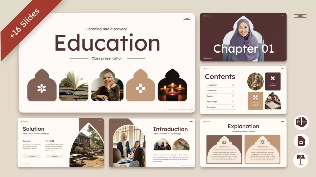 Beige Minimal Education Presentation