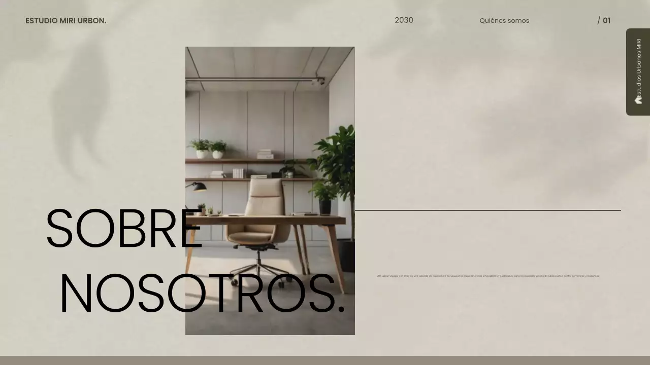 cartera gris de arquitectura moderna