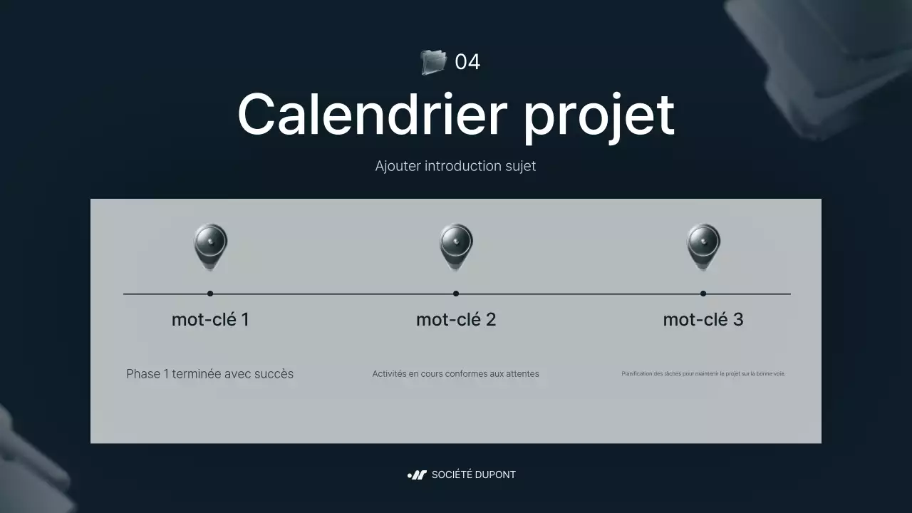 rapport d'activité moderne gris