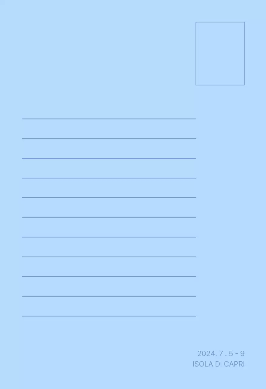 Set di cartoline di viaggio sulla natura astratta