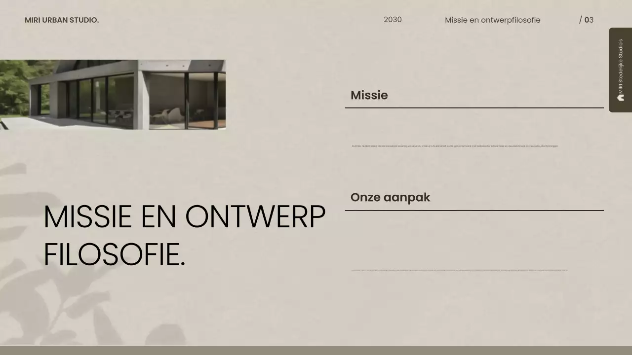 portfolio grijze moderne architectuur