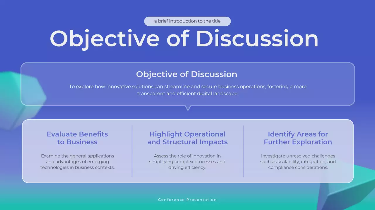 Blue Modern Business Presentation