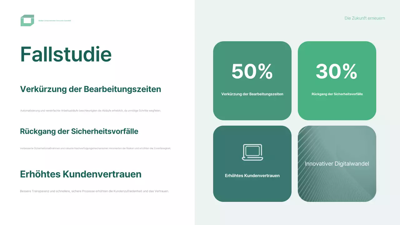 grünes modernes Konferenzdesign