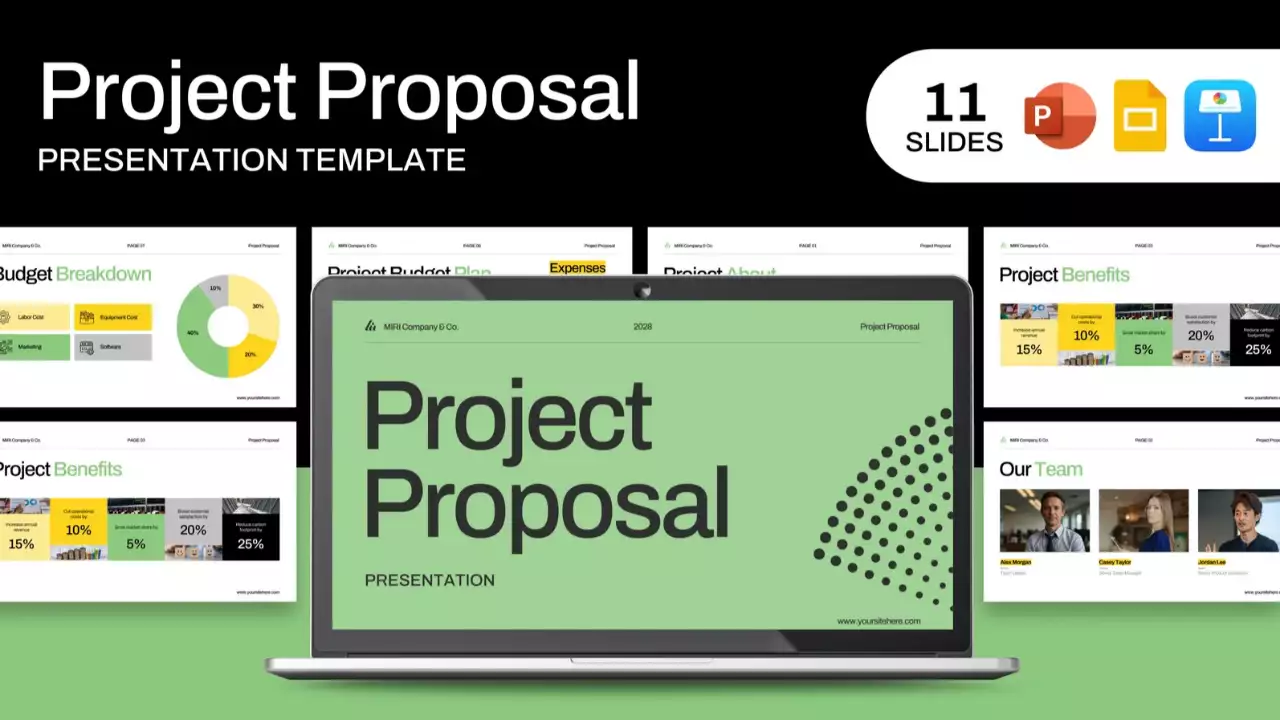 présentation d'une proposition de projet vert moderne