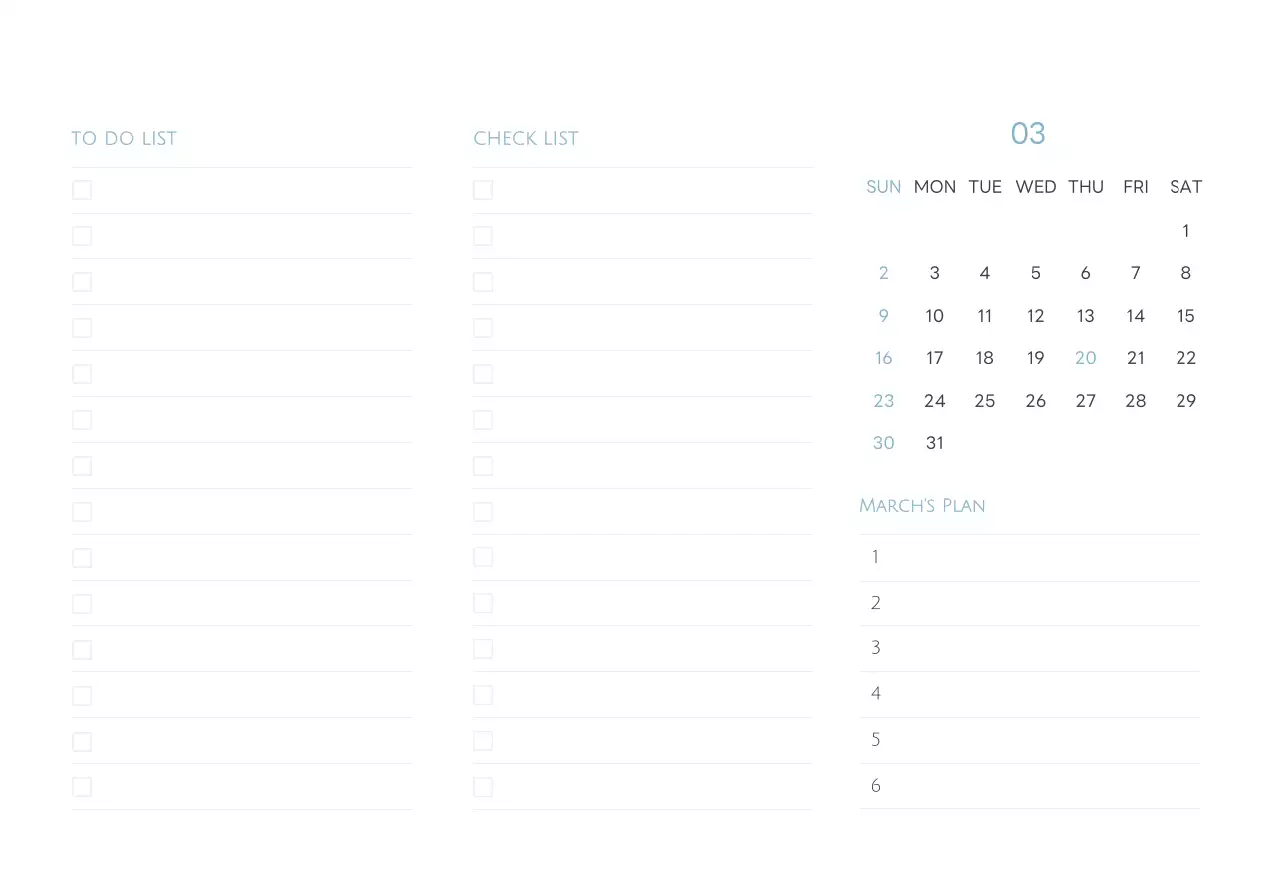 白と黒のシンプルな2025年版数字卓上カレンダー