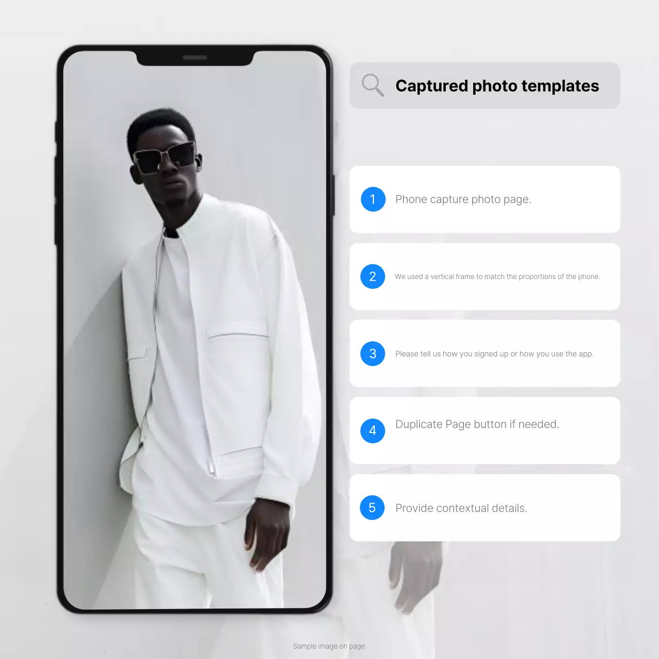 Layout de fotos moderno branco Instagram Carousel