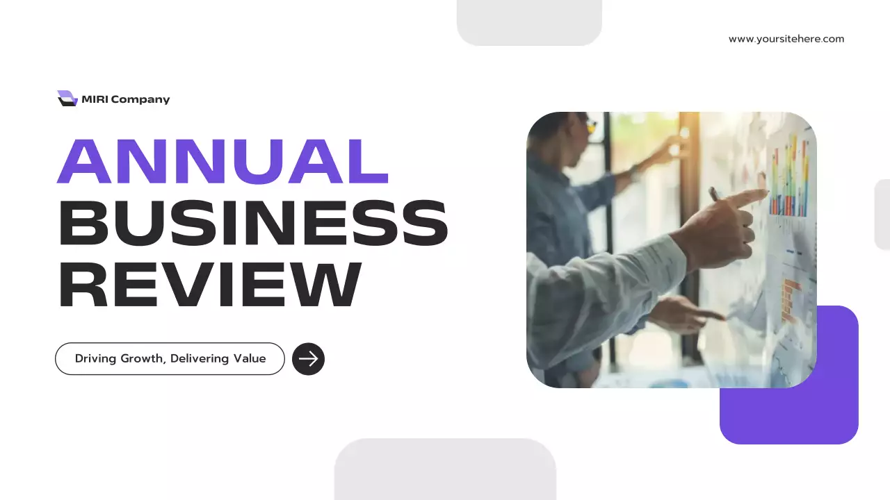 Purple Modern Business Report Presentation