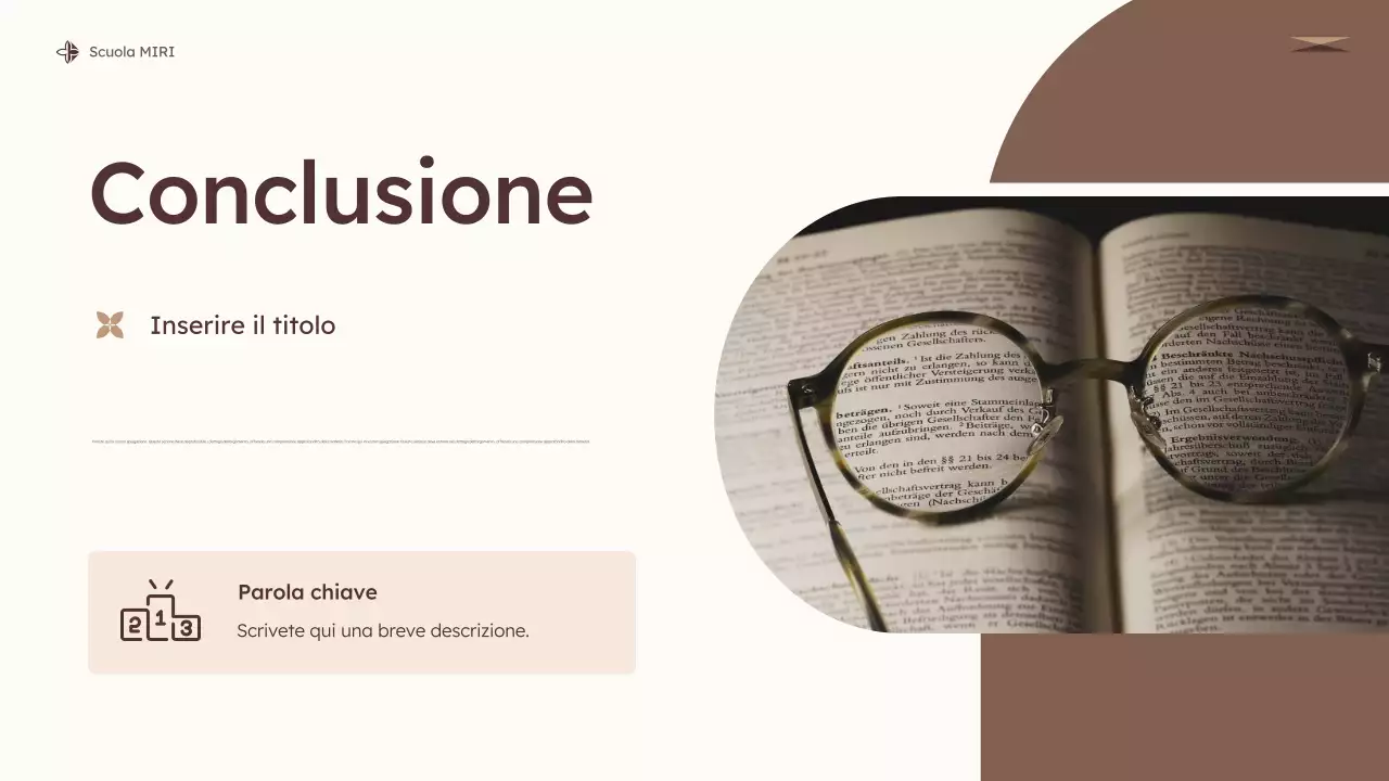 classe di educazione moderna beige