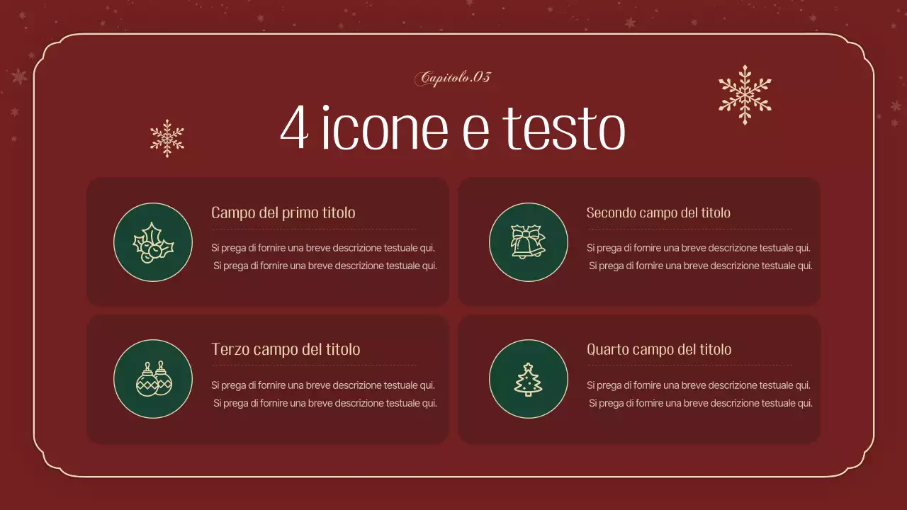 Un lussuoso planner natalizio in verde