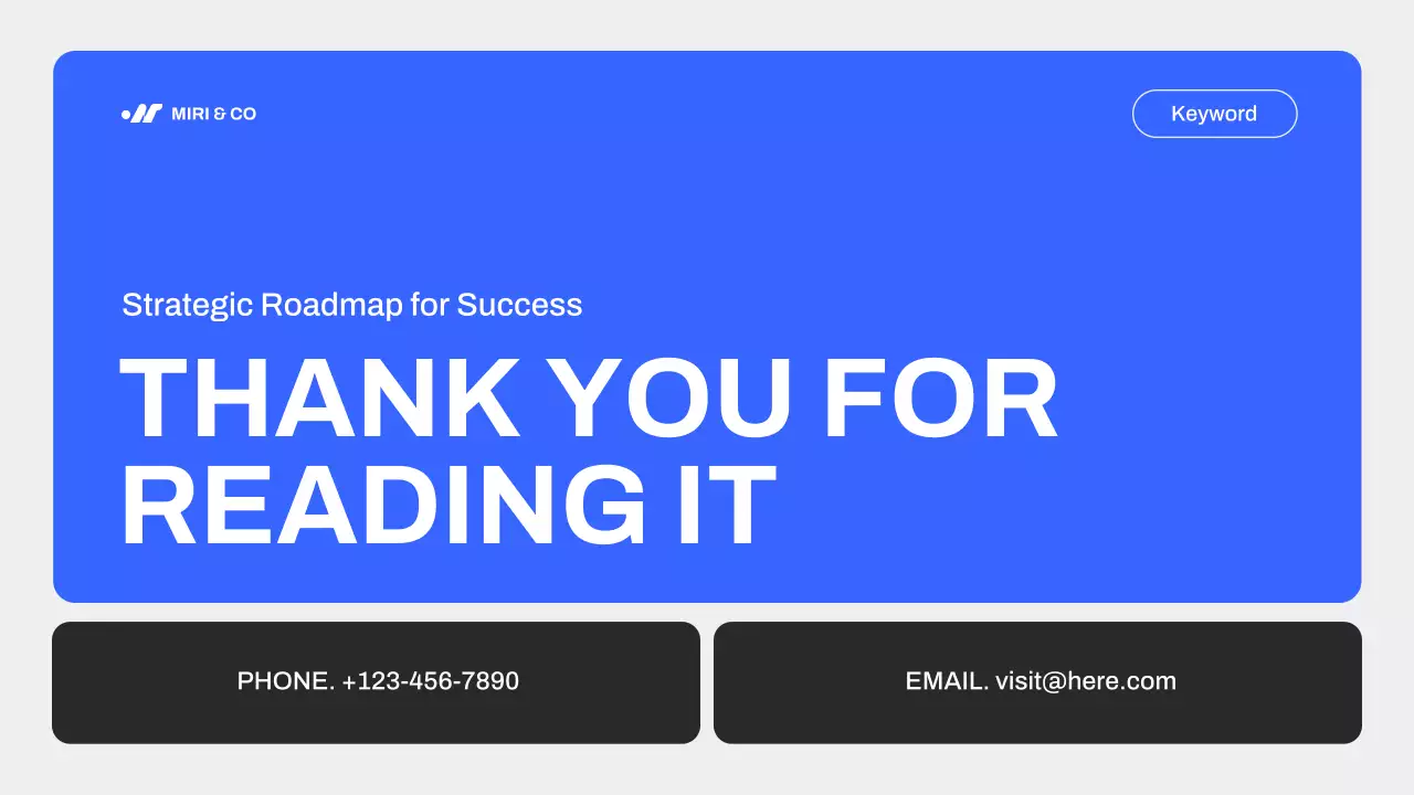 Blue Modern Business Presentation