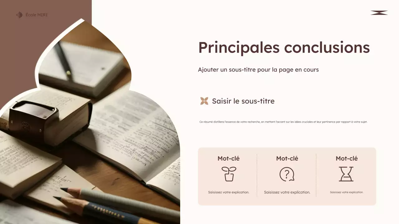 classe d'éducation moderne beige