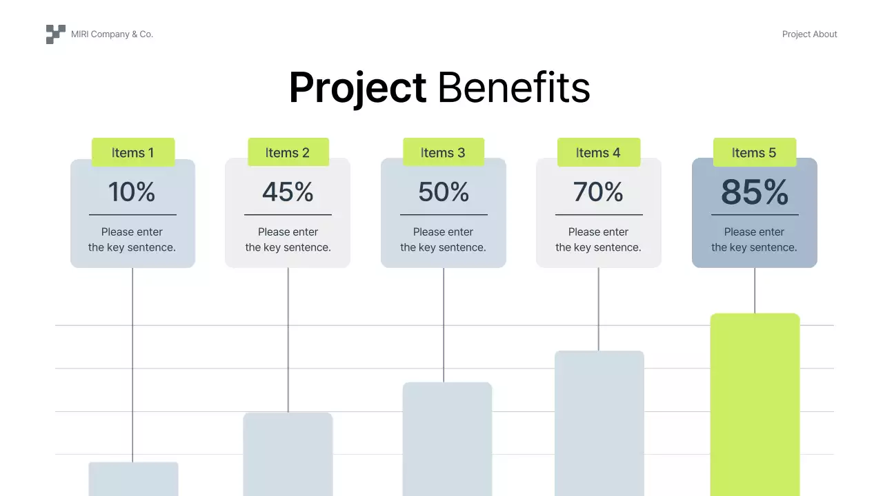 녹색 기하학적 전략 제안 프레젠테이션