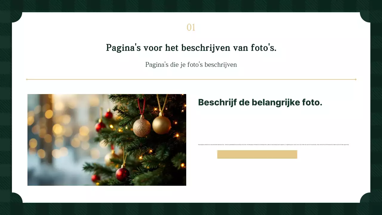 Khaki eenvoudige presentatie uitgelegd