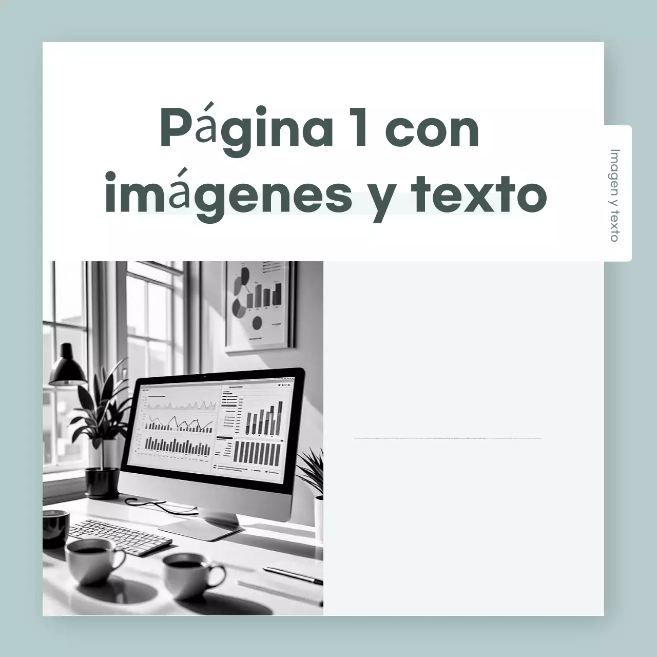 Plantilla de anuncios Mint Simple