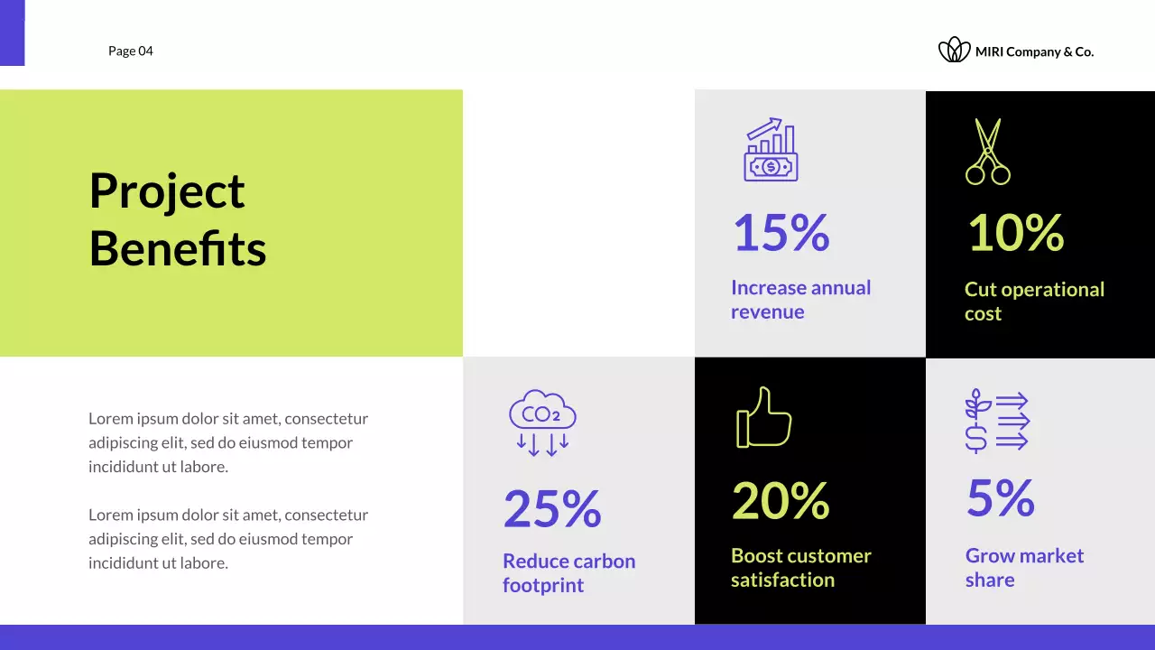 Blue Modern Project Proposal Template Presentation