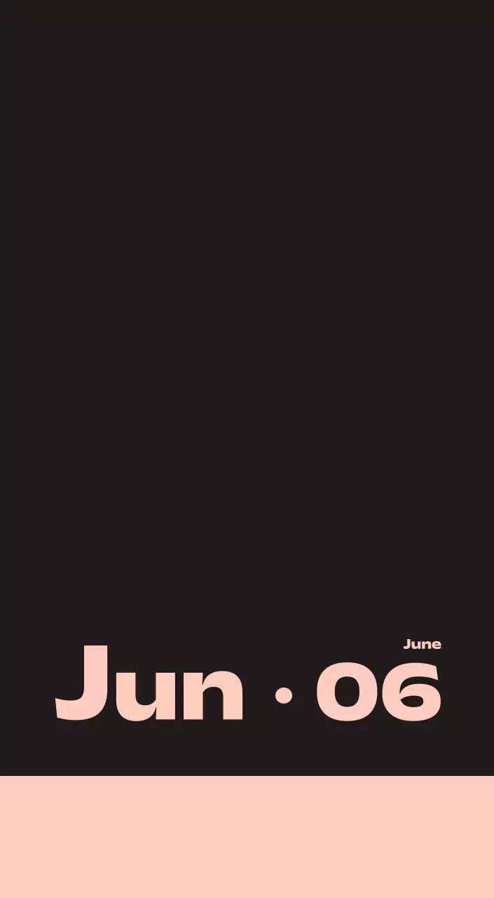 黒と白のスタイリッシュな2025年カレンダー