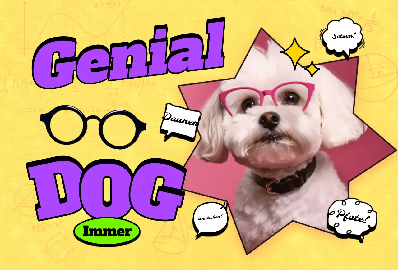 Pop Pet Fotokarte Postkarte