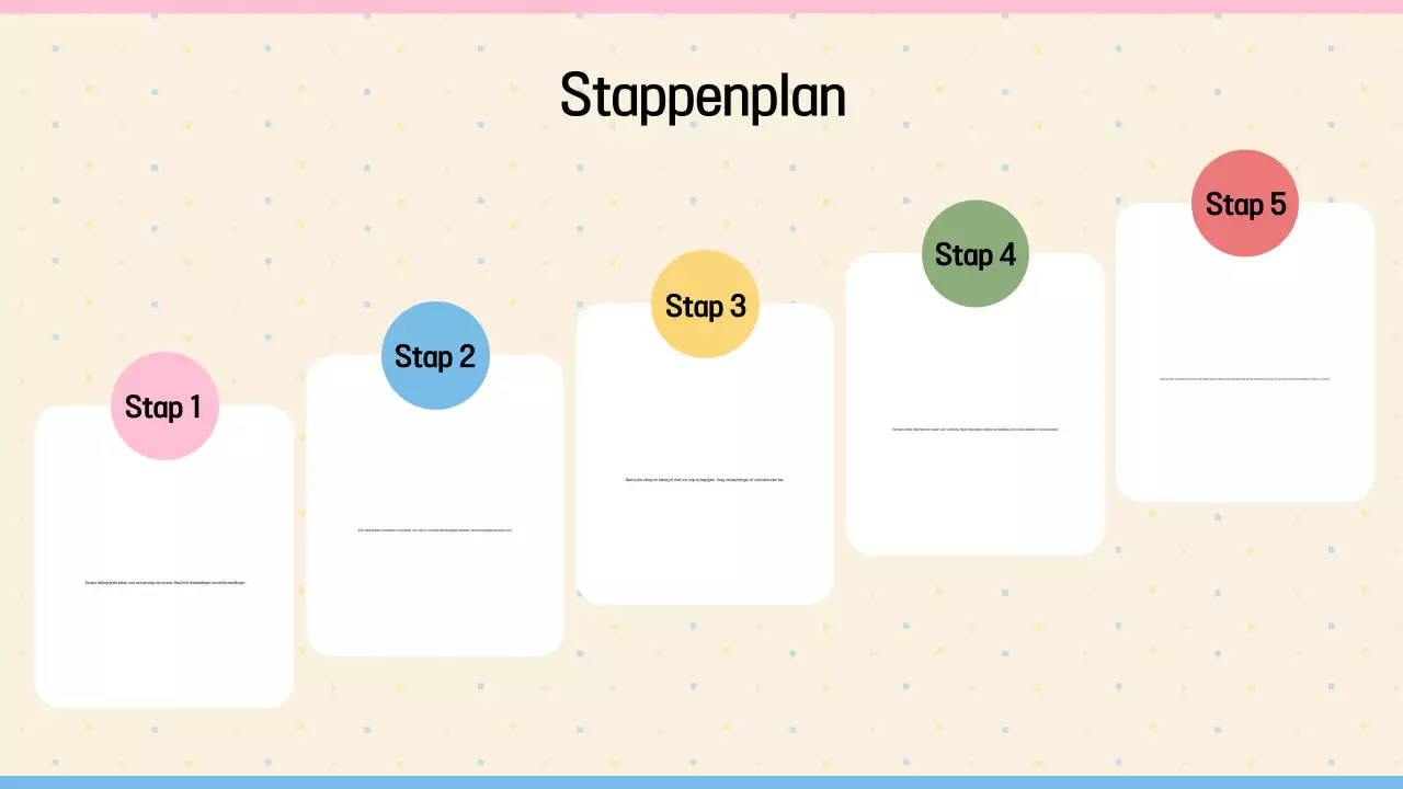 Beige Handleiding voor het stellen van doelen