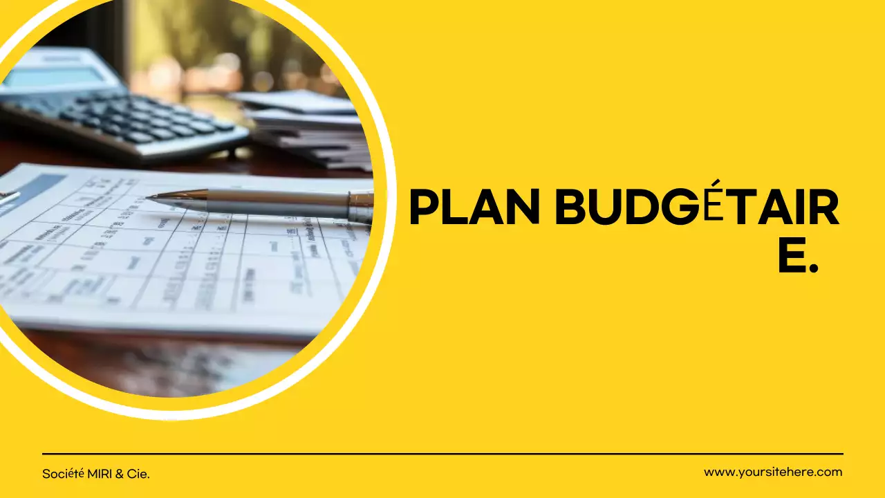 document de projet moderne jaune