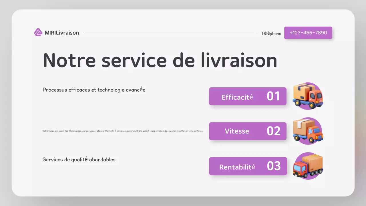 Présentation de la livraison d'un site web moderne et coloré
