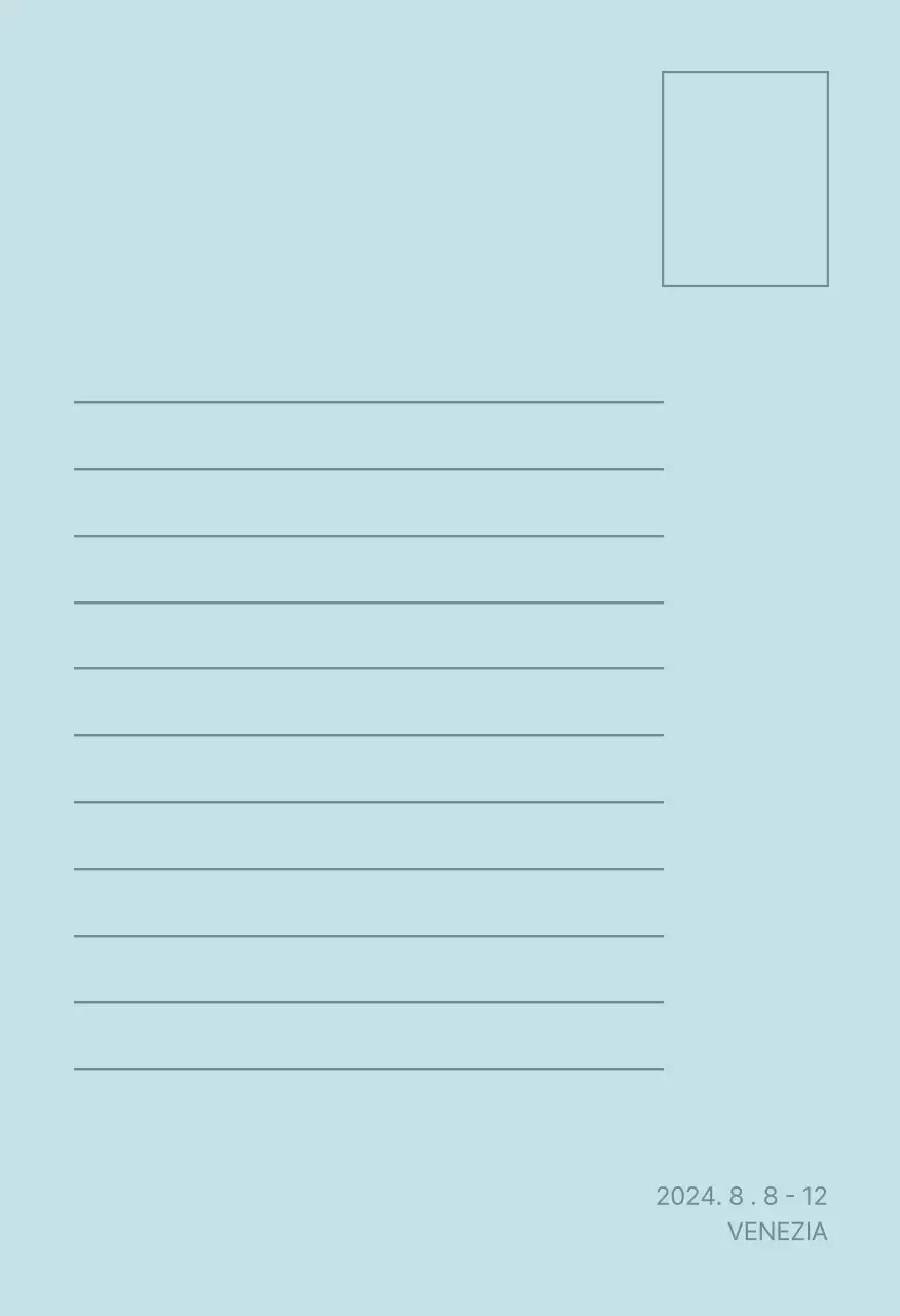 Set di cartoline di viaggio sulla natura astratta