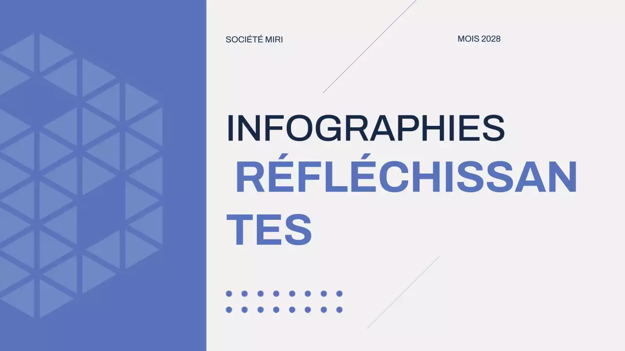 Gris Bleu Moderne Brainstorming Infographie Présentation