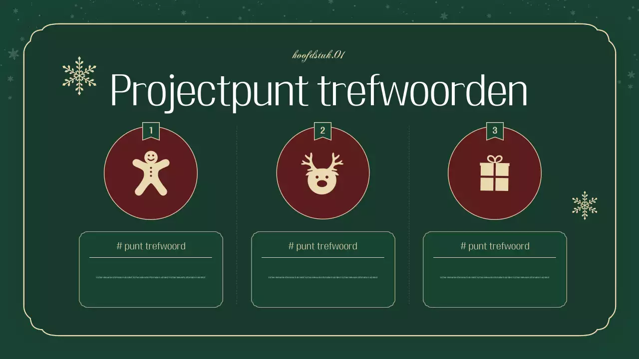 Een luxe kerstplanner in groen