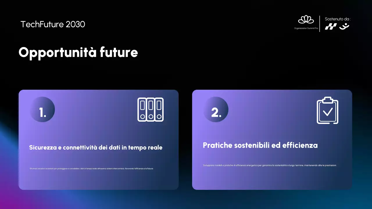 Annuncio della conferenza Blue Modern