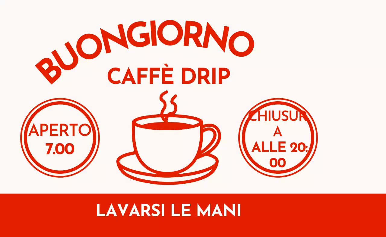 Promuovere un caffè moderno con uno stile retrò