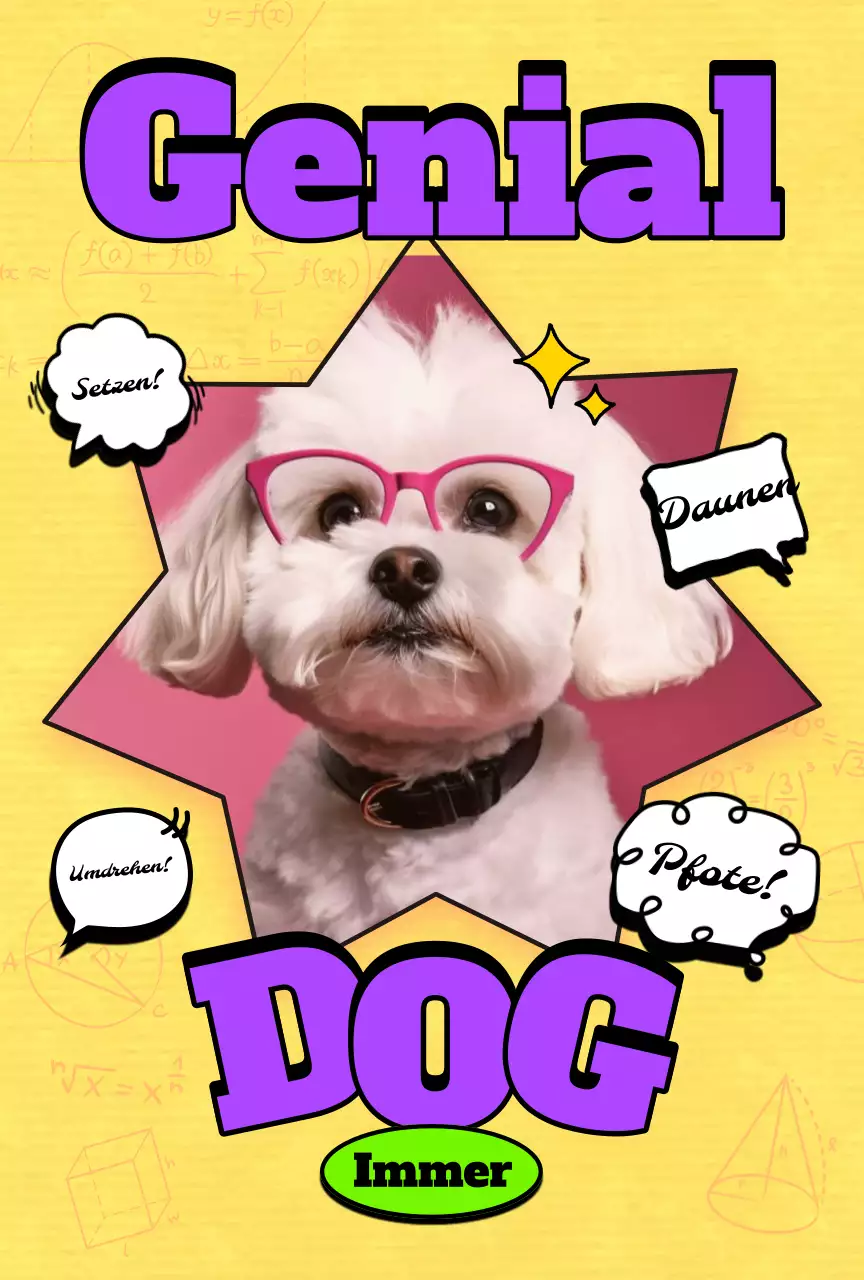 Pop Pet Fotokarte Postkarte