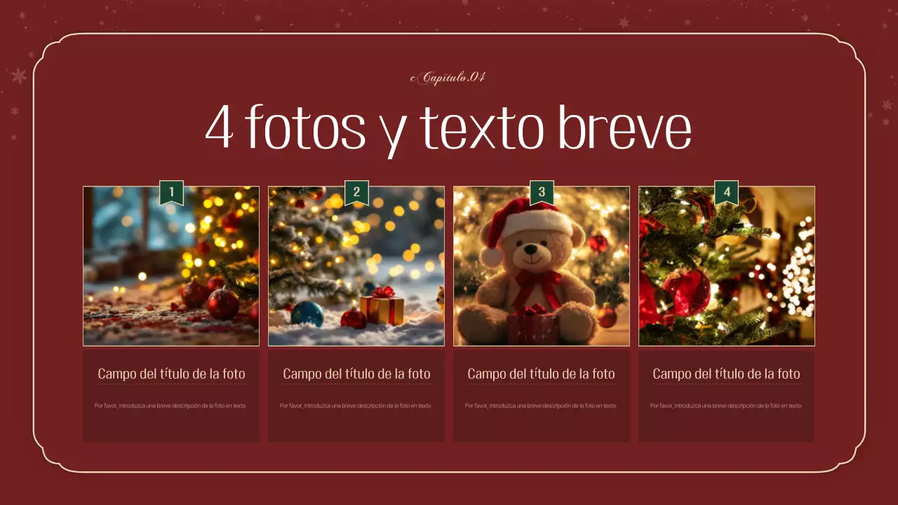 Una lujosa agenda de Navidad en verde