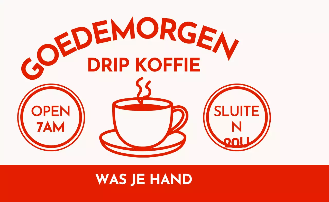 Promoot een modern café met retrostijl