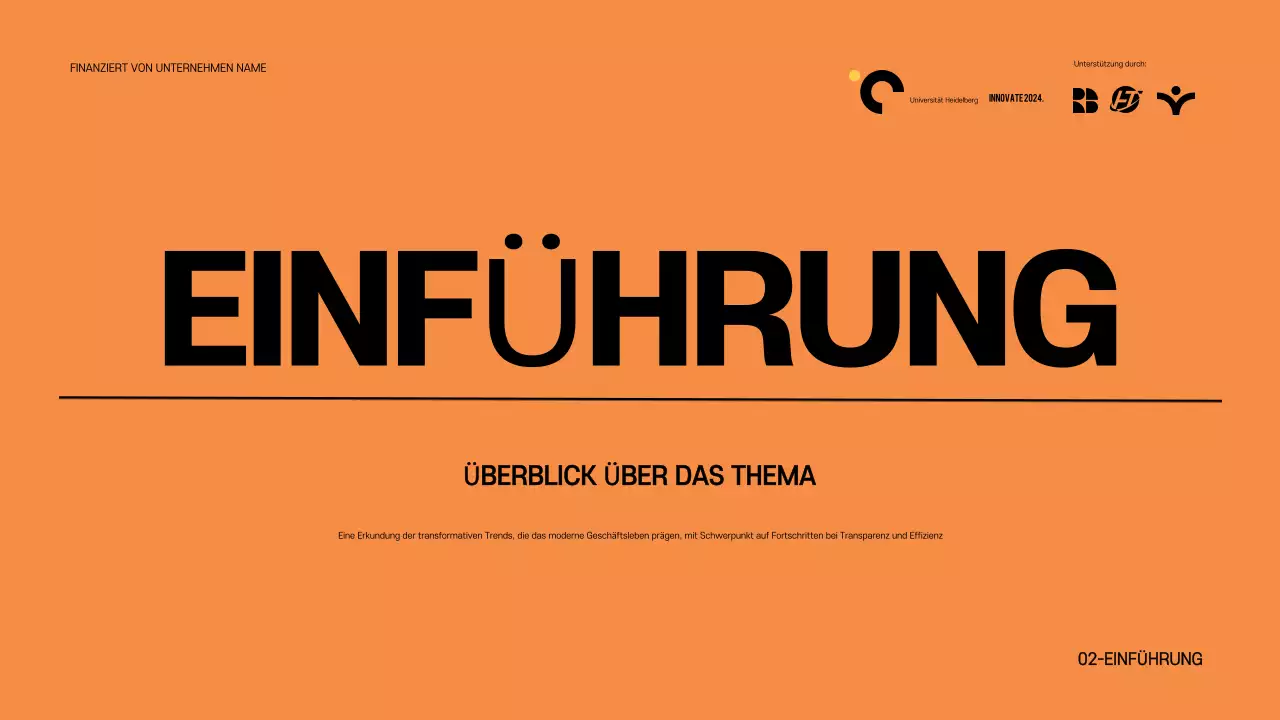 Ankündigung der Orange Modern Konferenz