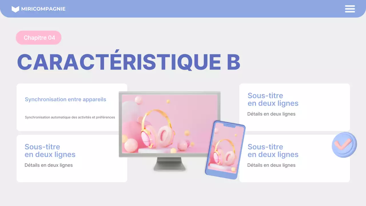 promotion mobile moderne rose