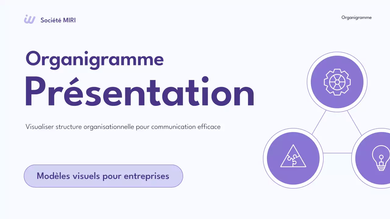 collection d'organigrammes modernes de couleur mauve