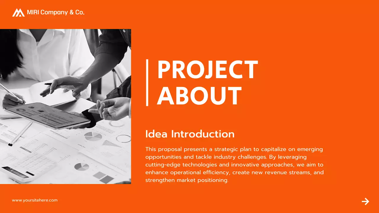 Orange Professional Project Proposal Presentation