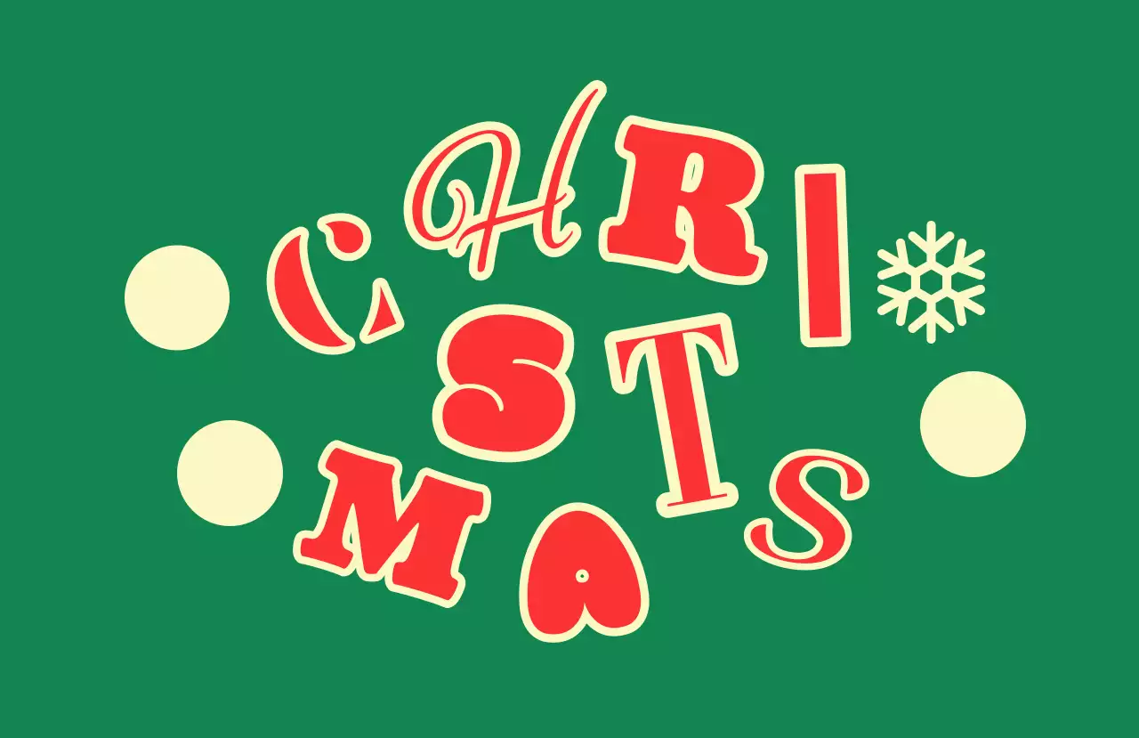 Celebração de Natal Green Pop