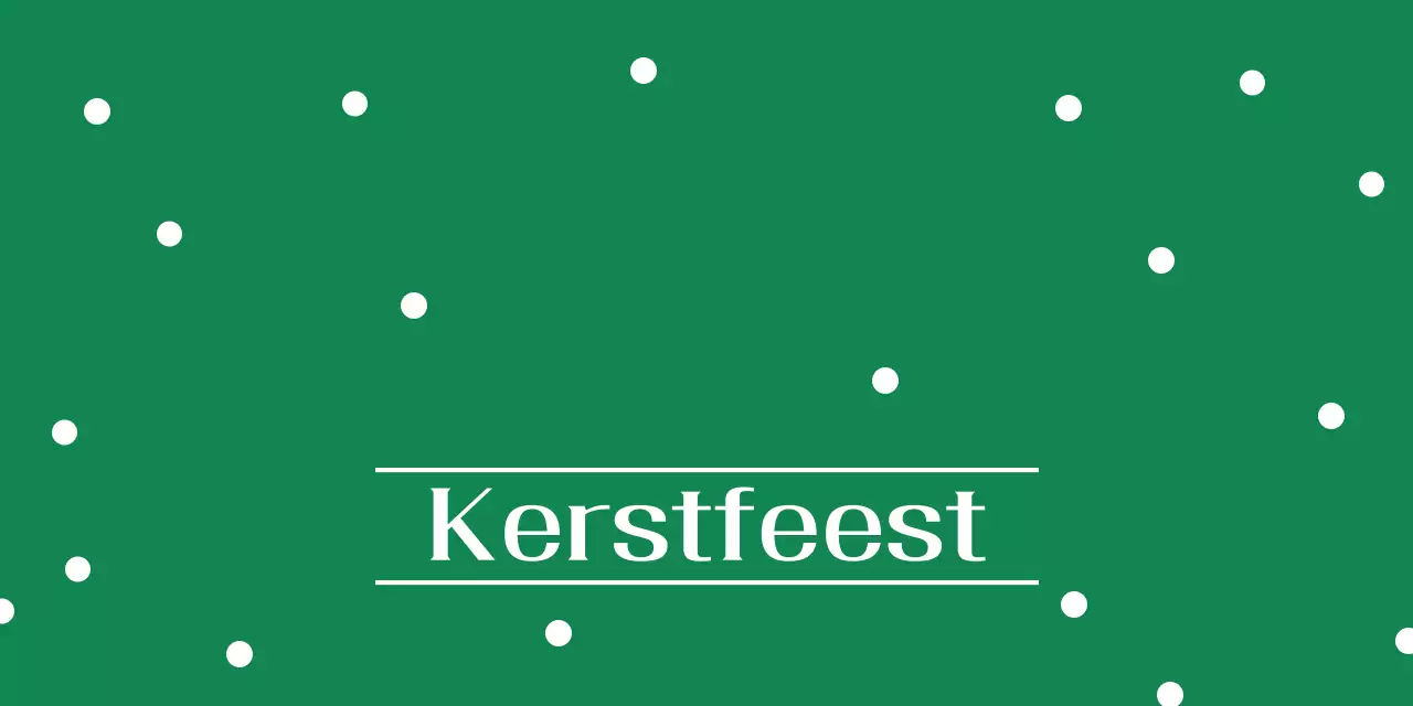 Groene Pop Kerstkaart