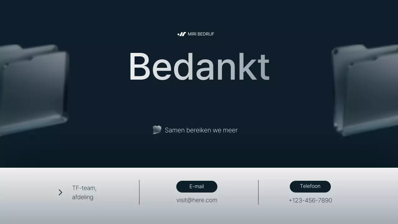 grijs modern bedrijfsrapport