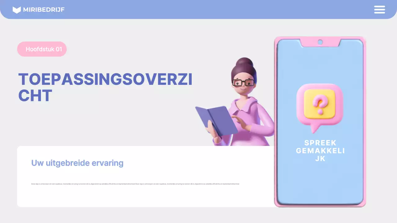 roze moderne mobiele promotie