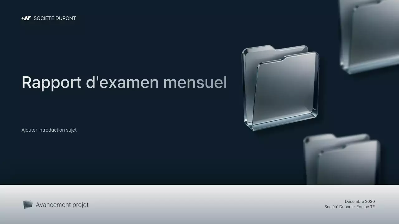 rapport d'activité moderne gris