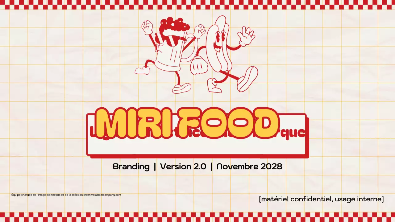 ligne directrice de la marque red retro