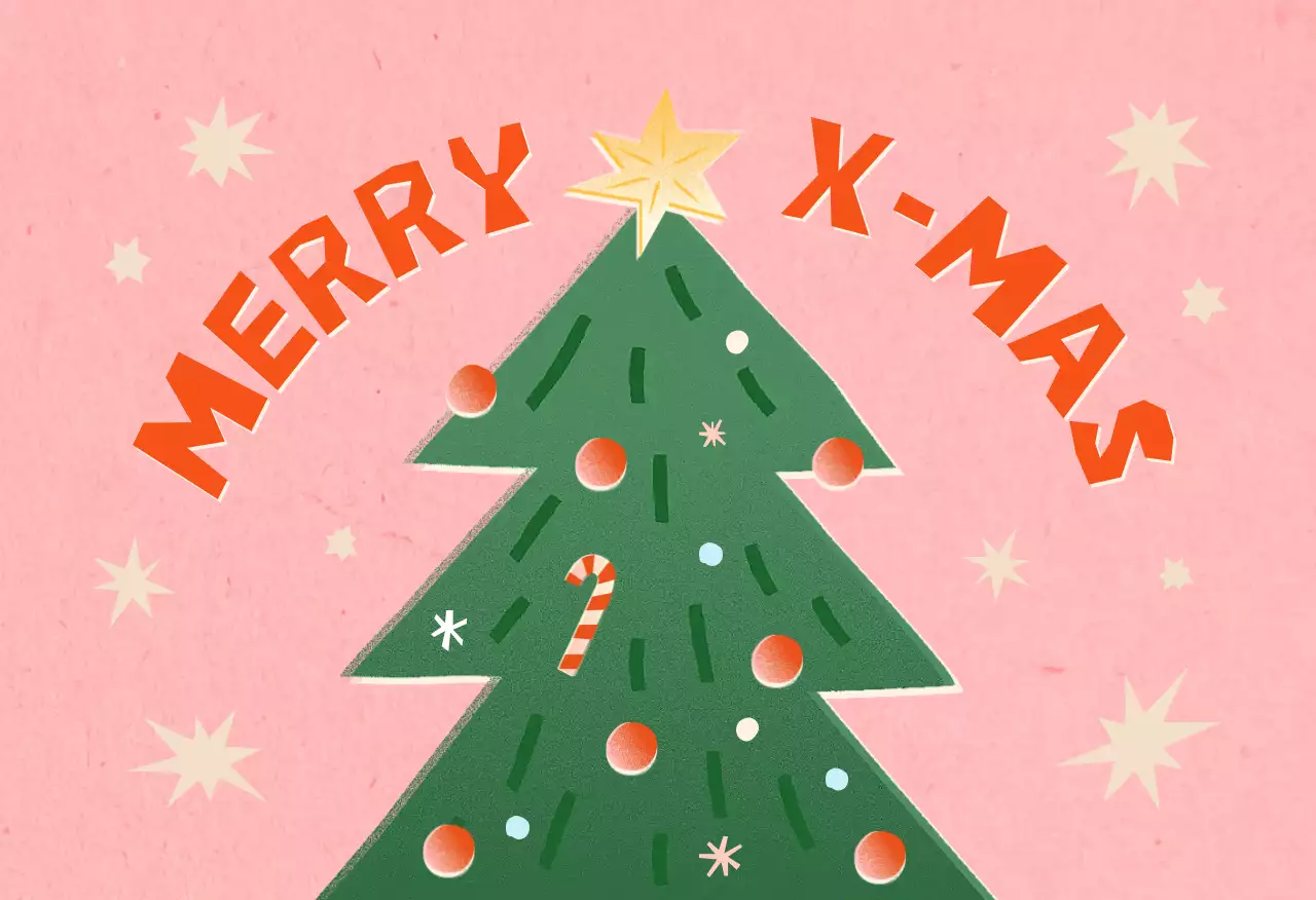 빈티지 크리스마스 카드