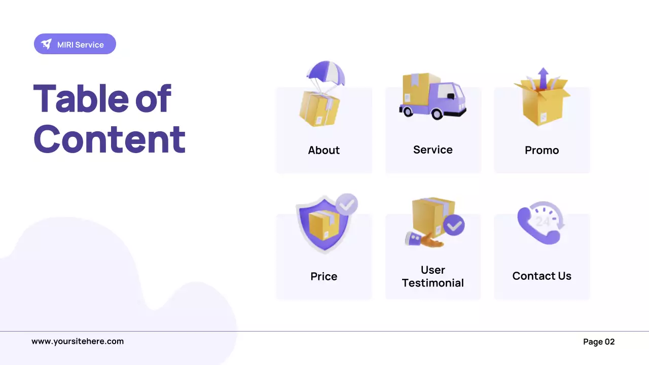 Purple Modern Transport Presentation