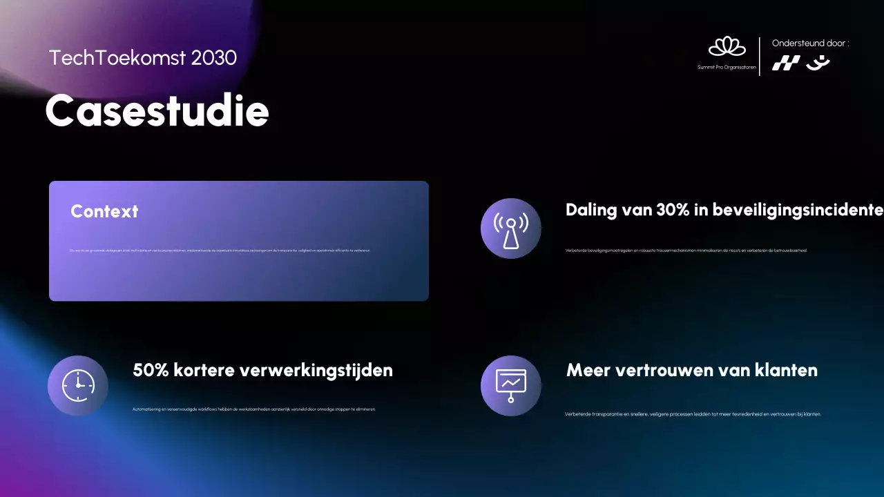 Blue Modern Conferentie Aankondiging