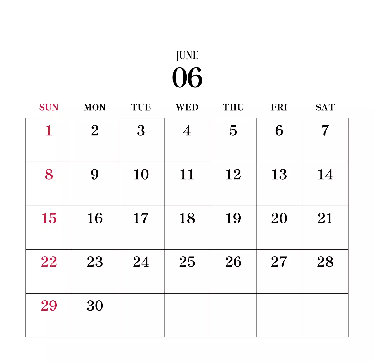 黒と白のシンプルな花写真2025年版カレンダー